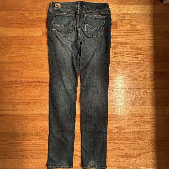 Red Engine Cinder Jeans Women's Size 31 Slim Straight Leg Denim Dark Wash - Picture 4 of 14